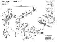 Bosch 0 601 920 242 GBM 7,2 V Batt-Oper Drill 7.2 V / GB Spare Parts GBM7,2V